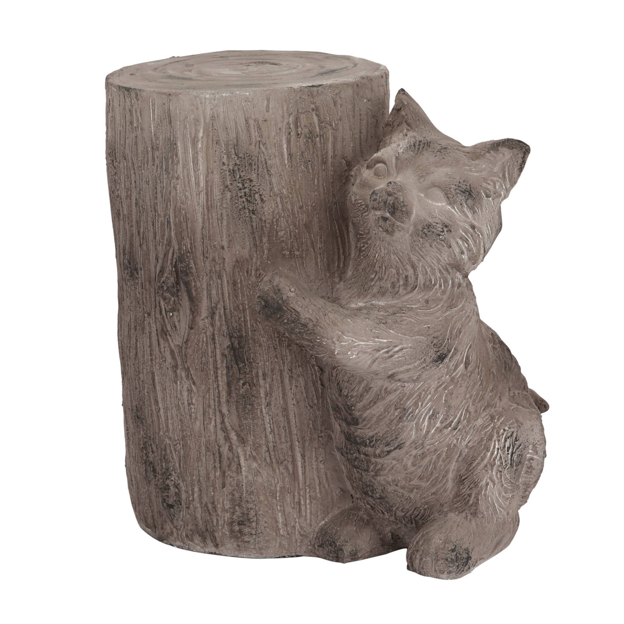 Brown MGO Modern Farmhouse Garden Sculpture, 15" x 14" x 10"